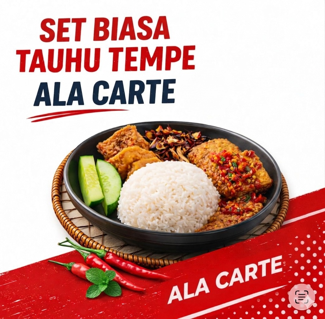 Set Biasa Tauhu Tempe